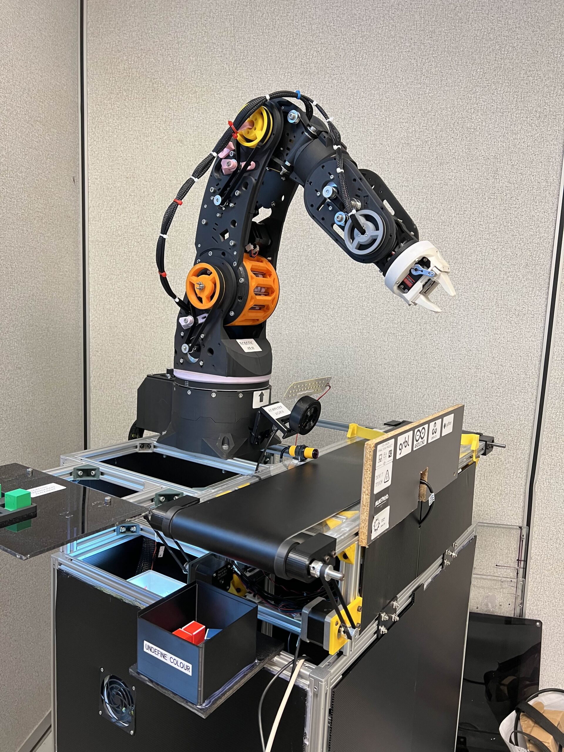 Custom built 3D printed robotic arm projects