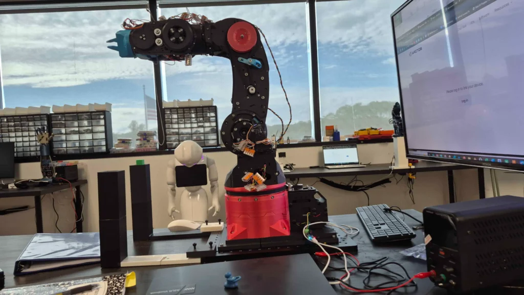 Fully assembled 6-axis DIY robotic arm